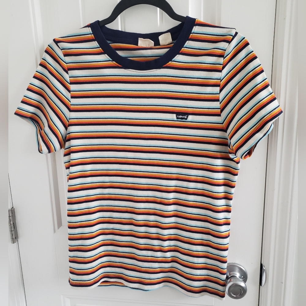Levis Striped top sz XL